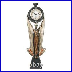 18 Art Deco inspired Maiden Free Flowing Dance Clock Replica by artist erte