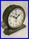 1920 Antique Green Ingraham Ward’s Old Reliable 8 day Alarm Clock-Runs Strong