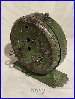 1920 Antique Green Ingraham Ward's Old Reliable 8 day Alarm Clock-Runs Strong