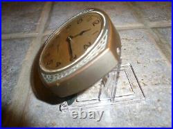 1920's 1930's Antique Westclox Art Deco Auto Clock Untested Dash Mount