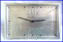 1920s-30s Unique Vintage Omega 8 Days Manual Wind Art Deco Clock