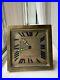 1920s Art Deco Tiffany & Co. By Charles Hour Square Brass Easel Clock