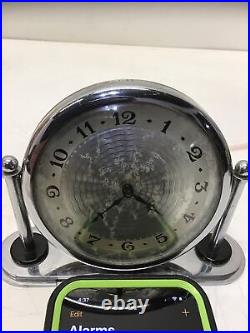 1930's Era Art Deco Table Clock The Lux Clock Mfg. Co. Waterbury Conn. Working