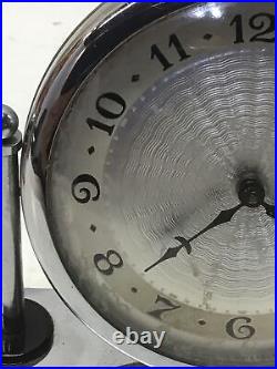 1930's Era Art Deco Table Clock The Lux Clock Mfg. Co. Waterbury Conn. Working