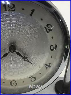 1930's Era Art Deco Table Clock The Lux Clock Mfg. Co. Waterbury Conn. Working