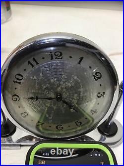 1930's Era Art Deco Table Clock The Lux Clock Mfg. Co. Waterbury Conn. Working