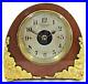 1930’s French Art Deco Bulle-Clock Wood and Brass Floral Shelf Clock