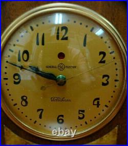 1930's GE/Telechron #AB533 Acorn Clock Beautiful Case. Rare Model