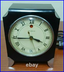 1930's General Electric Clock #AB3F52 the Petite. Chrome Feet and Bezel