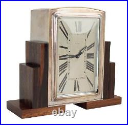 1930s BAYARD Very amazing French mantel or shelf Art Deco clock