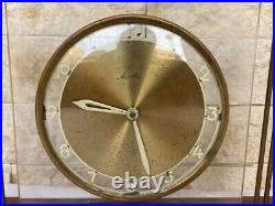 1930s MAUTHE KIENZLE Art deco clock Überreicht do FARBWERKE HOECHST TABLE ANTIQU