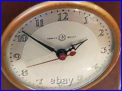 1930s Original GILBERT ROHDE for HERMAN MILLER Art Deco Mahogany Clock