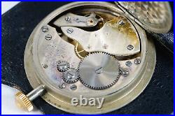1930s Swiss 8 Day Travel Folding Clock Phinney Walker F Cornioley 6 Jewels 2 Adj