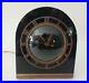 1930s Telechron model 4H77 Deauville Art Deco Rare black glass and gold clock