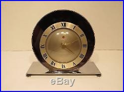 1936 Art Deco Telechron Mirrored Electric Clock