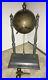1939 Worlds Fair Baseball Clock Art Deco Antique Bronze Finish W Key Overwound
