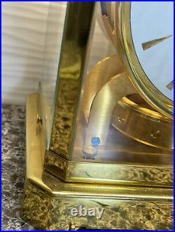 1940-1950's Model 519 Jaeger LeCoultre Atmos Mantle Clock Serial #50501 Working