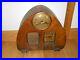 1940 Detrola ART DECO Clock Radio model 302 Tube Radio GORGEOUS NO RESERVE