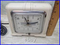 1940s Norge Night Watch Defroster Clock Refrigerator Art Deco