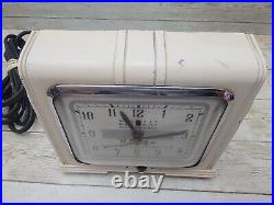 1940s Norge Night Watch Defroster Clock Refrigerator Art Deco