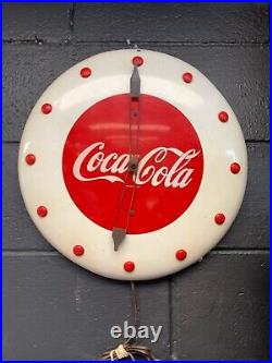 1948 Coke Art Deco Button Clock