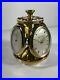 1950’s Remembrance SWISS Brass 8 Day Weather Station Desk Clock READ