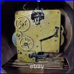 1961 Dugena Chime Mantel Clock FHS Germany Movement # 340-020 for Restoration