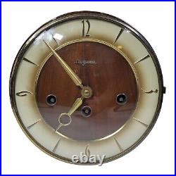 1961 Dugena Chime Mantel Clock FHS Germany Movement # 340-020 for Restoration