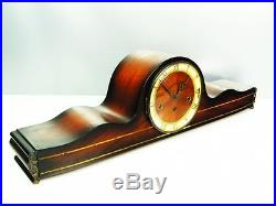3 Melodies -with Westminster Chiming Mantel Clock Later Art Deco From Hermle