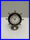 8 Day Vintage Tiffany & Co Metal Ship Wheel Desk Clock