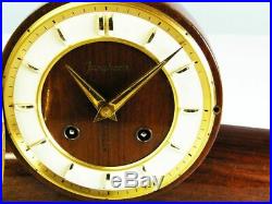 A DREAM LATER ART DECO JUNGHANS CHIMING MANTEL CLOCK FROM 50´S with RESONANZ