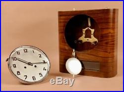 A Very Stylish Walnut Kienzle Art Deco Wall Clock Circa 1940