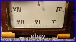 ALL ORIGINAL WORKING EARLY 1930s WARREN TELECHRON #5F51 ART DECO MANTLE CLOCK