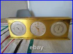 ANGELUS OFFICE PENDULUM BAROMETER THERMOMETER Art Deco clock Pendulum