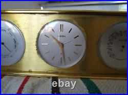 ANGELUS OFFICE PENDULUM BAROMETER THERMOMETER Art Deco clock Pendulum