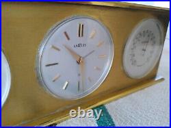 ANGELUS OFFICE PENDULUM BAROMETER THERMOMETER Art Deco clock Pendulum