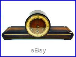 ANKER antique WESTMINSTER mantel clock art deco (Junghans, Kienzle, Hermle era)