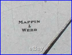 ART DECO 1930s MAPPIN & WEBB SEVEN DAY WIND UP MECHANICAL TRAVEL ALARM CLOCK