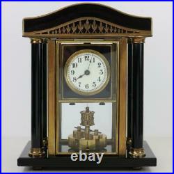 ART DECO 400 DAY CLOCK by JUF rare and fabulous clock