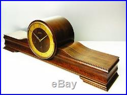 Art Deco Junghans 2 Melodies Westminster And Whittington Chiming Mantel Clock