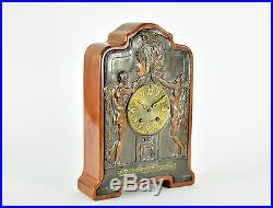 ART DECO LENZKIRCH Tischuhr Uhr pendule vintage table clock antike Kaminuhr