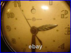 ART DECO MACHINE AGE CLOCK BLUE RAPTURE 1941 General Electric 3H160, WORKS