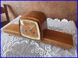 Art Deco Mantel Clock! Dugena Franz Hermle! Perfect Condition