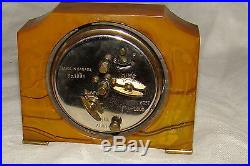 Art Deco Seth Thomas Catalin Bakelite Alarm Clock Rd 1931
