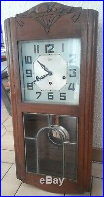 Ancien et rare carillon ODO n°36, 8 marteaux 6 tiges Art Déco Chime Clock