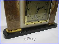 Ancienne Pendule Reveil Horloge Mecanique Dep Art Deco Clock Pendulum Orologio