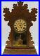 Antique 1800’s E. N. WELCH’Materna’ Victorian Oak Parlor Mantel Kitchen Clock