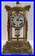 Antique 1914 ANSONIA Zenith Fancy Gilt Brass Art Nouveau Crystal Regulator Clock