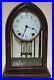 Antique 1916 NEW HAVEN’Theone’ Gothic Mahogany Wood Crystal Regulator Clock