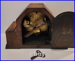 Antique 1920's Kienzle Octagonal Art Deco Westminster Chiming Mantel Clock
